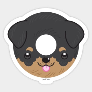 Dog Donuts (Rottweiler) Sticker